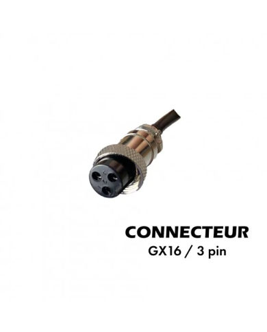 Chargeur 48V ➡️ 54.6V / 2A (connecteur GX16-3p)