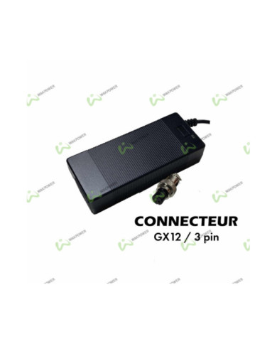 Chargeur 24V ➡️ 29.4V / 2A (connecteur GX16-3p)