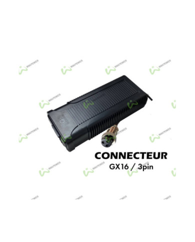 Chargeur 52V➡️ 58.8V / 3A (connecteur GX16-3p)