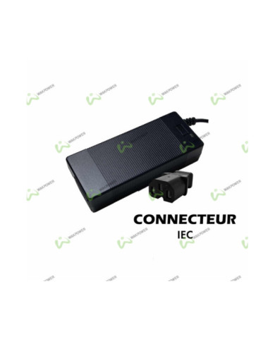 Chargeur 60V ➡️ 67.2V / 2A Prise IEC Citycoco