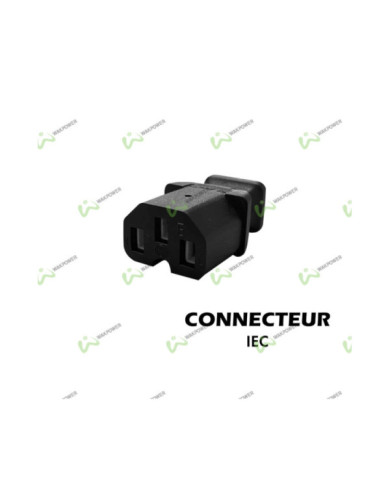 Chargeur 60V ➡️ 67.2V / 2A Prise IEC Citycoco