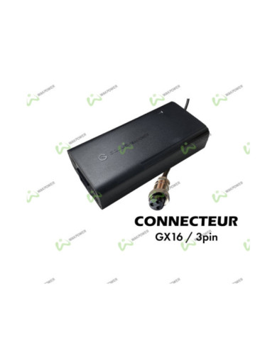 Chargeur 72V ➡️ 84V / 2A (connecteur GX16-3p)